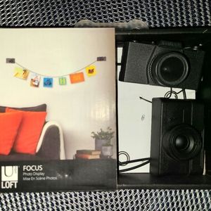 Black cameras photo display